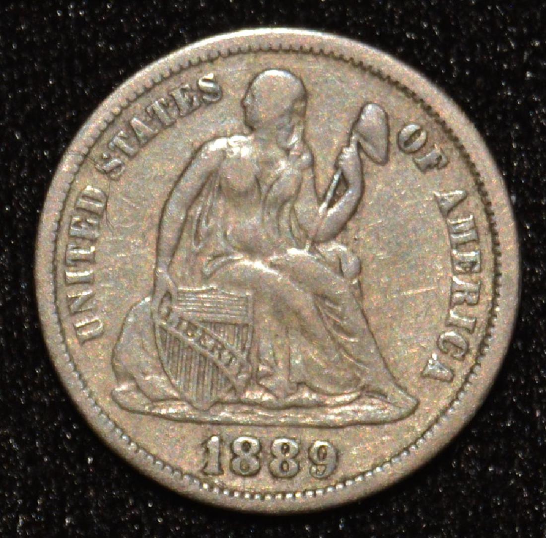 1889 Liberty Seated Dime (1 of 2)