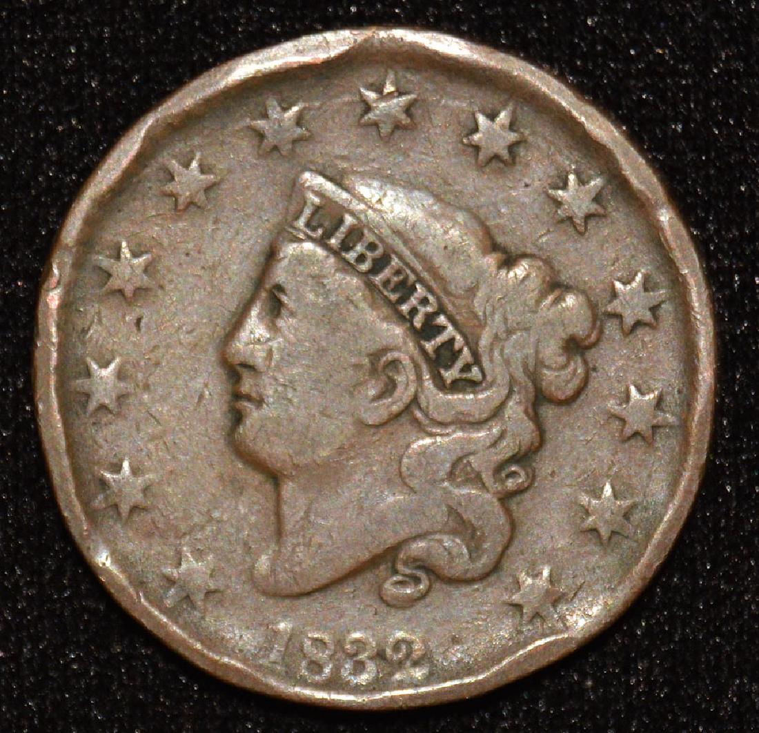 1832 Matron Head Large Cent (1 of 2)