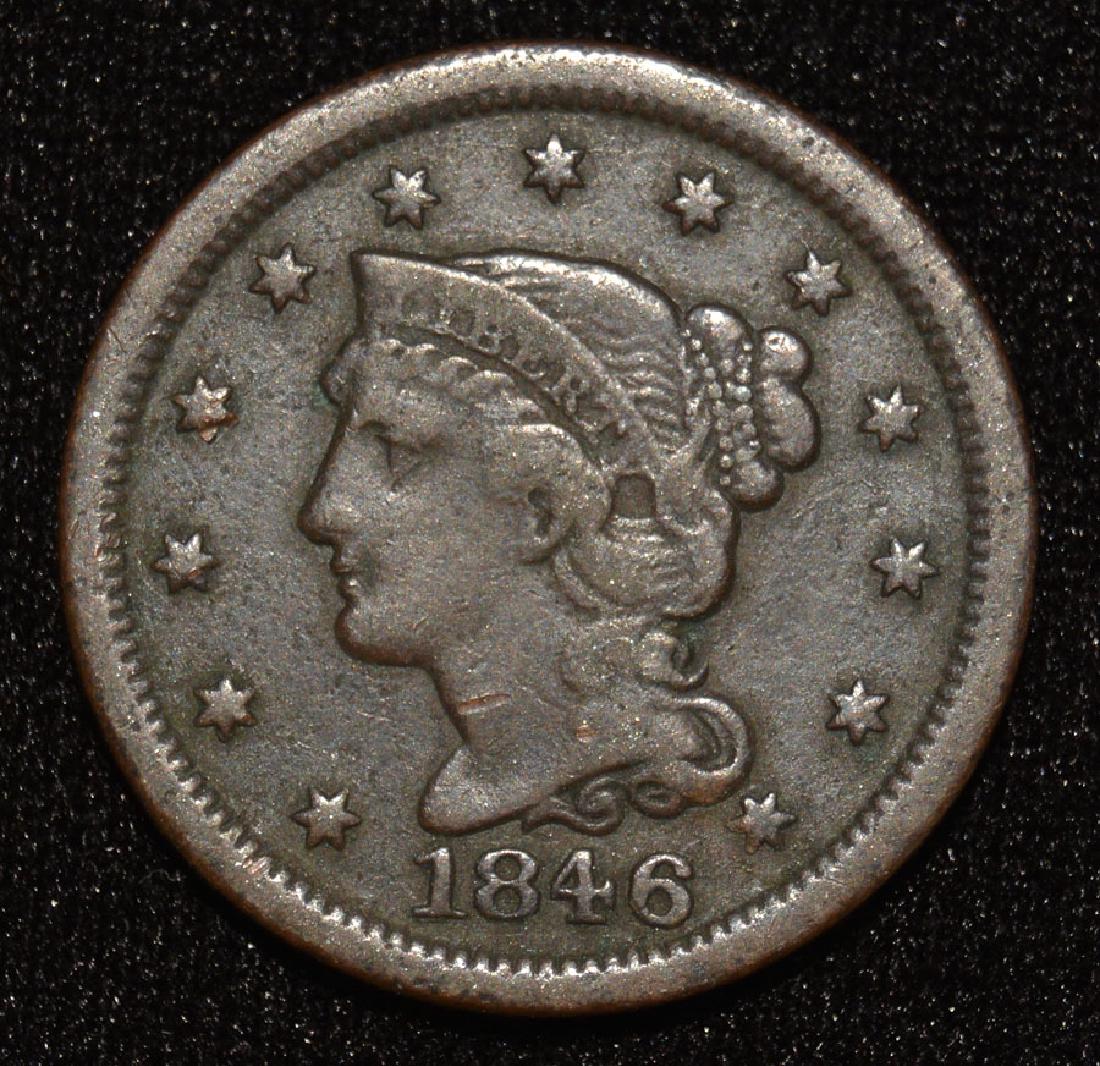 1846 Matron Head Large Cent (1 of 2)