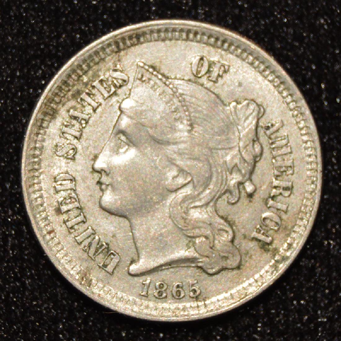 1865 Three-Cent Nickel (1 of 2)