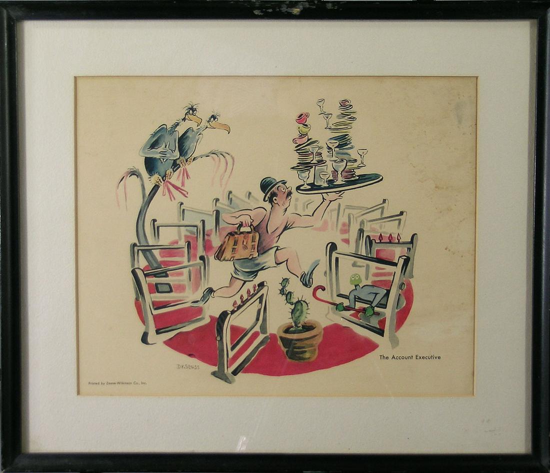 Three Dr. Seuss Prints (Theodore Geisel) (1 of 3)