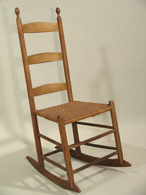 133: Shaker Armless Rocking Chair