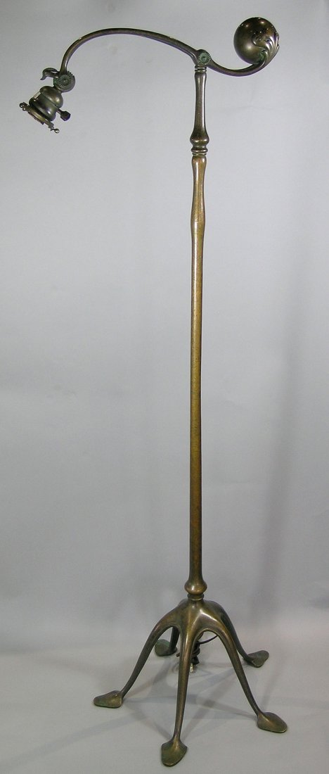 Tiffany Studios Counter Balance Floor Lamp, bronze with (1 of 1)