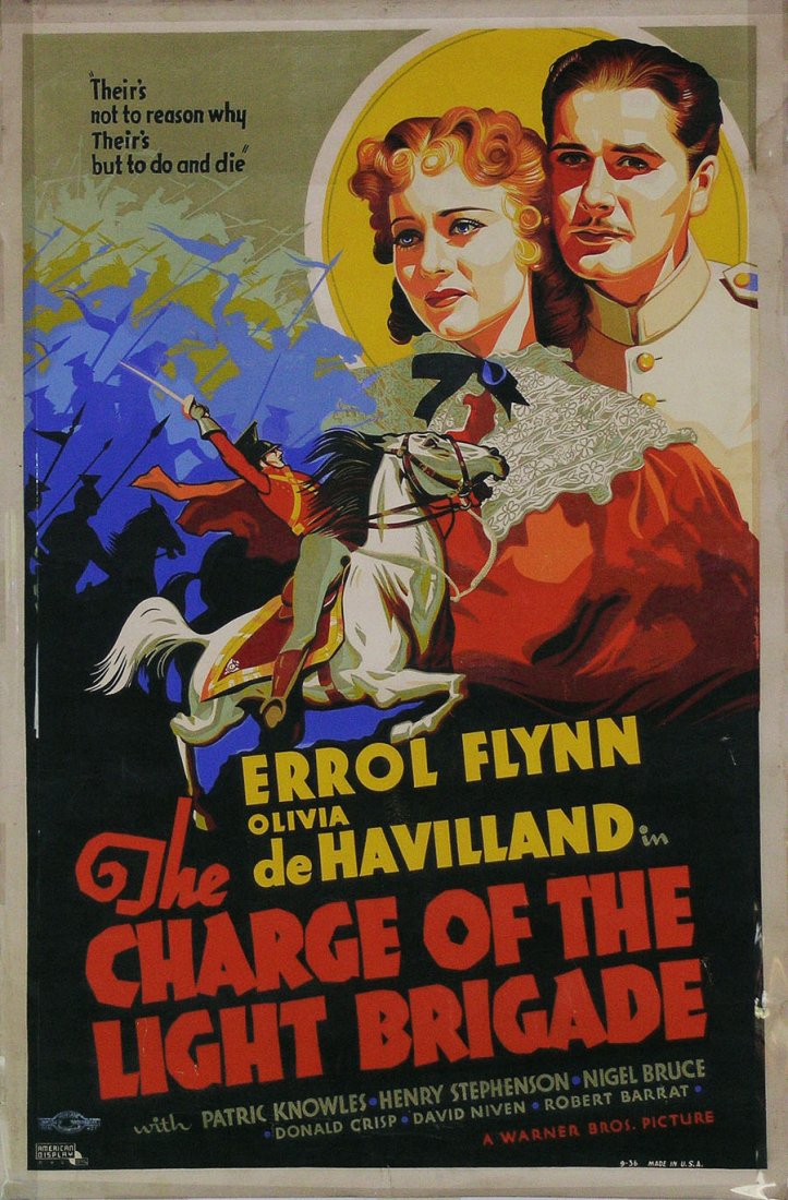"Charge of the Light Brigade" Movie Poster, (Warner (1 of 1)