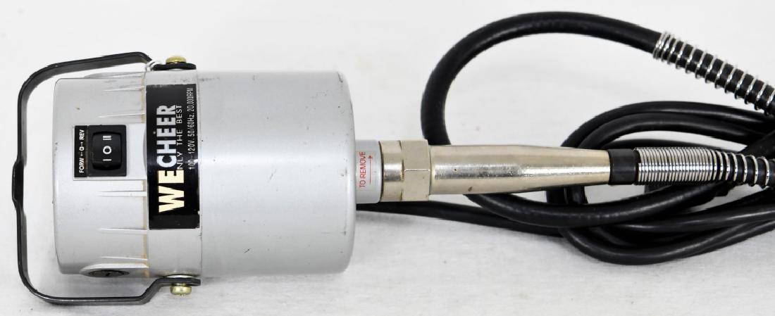 WECHEER Flexible Shaft Carver 20,000 RPM: Tackle a complete range of projects with this heavy-duty Power Carving - from fine detail work with smaller burrs to roughing-out at a much greater speed than you could with less powerful motors. And 