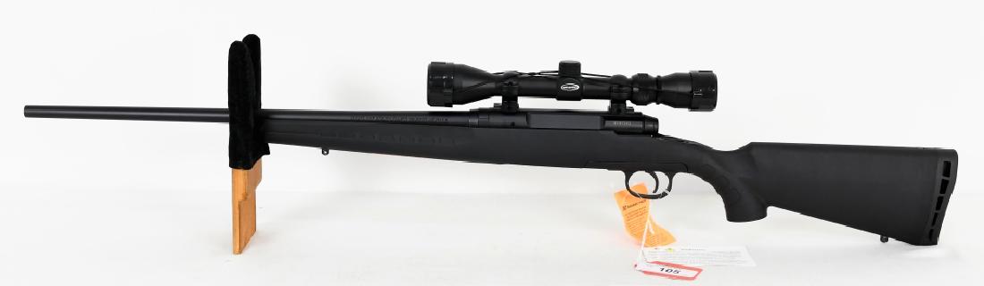 Brand New Savage Axis XP .270 Win Rifle: Here we have a Brand New Savage Axis XP .270 Win Rifle in the factory box with paperwork, scope, etc. Details from the internet below: Savage Axis XP Bolt Action Rifle .270 Win 22" Barrel 4 Rounds Syn
