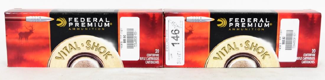 40 rds Federal 7mm WSM 140 gr Ammunition: New in the box 40 rounds or two 20 round boxes of Federal Premium Centerfire Rifle Cartridges 7mm WSM 140 grain Trophy Bonded Tip ammunition