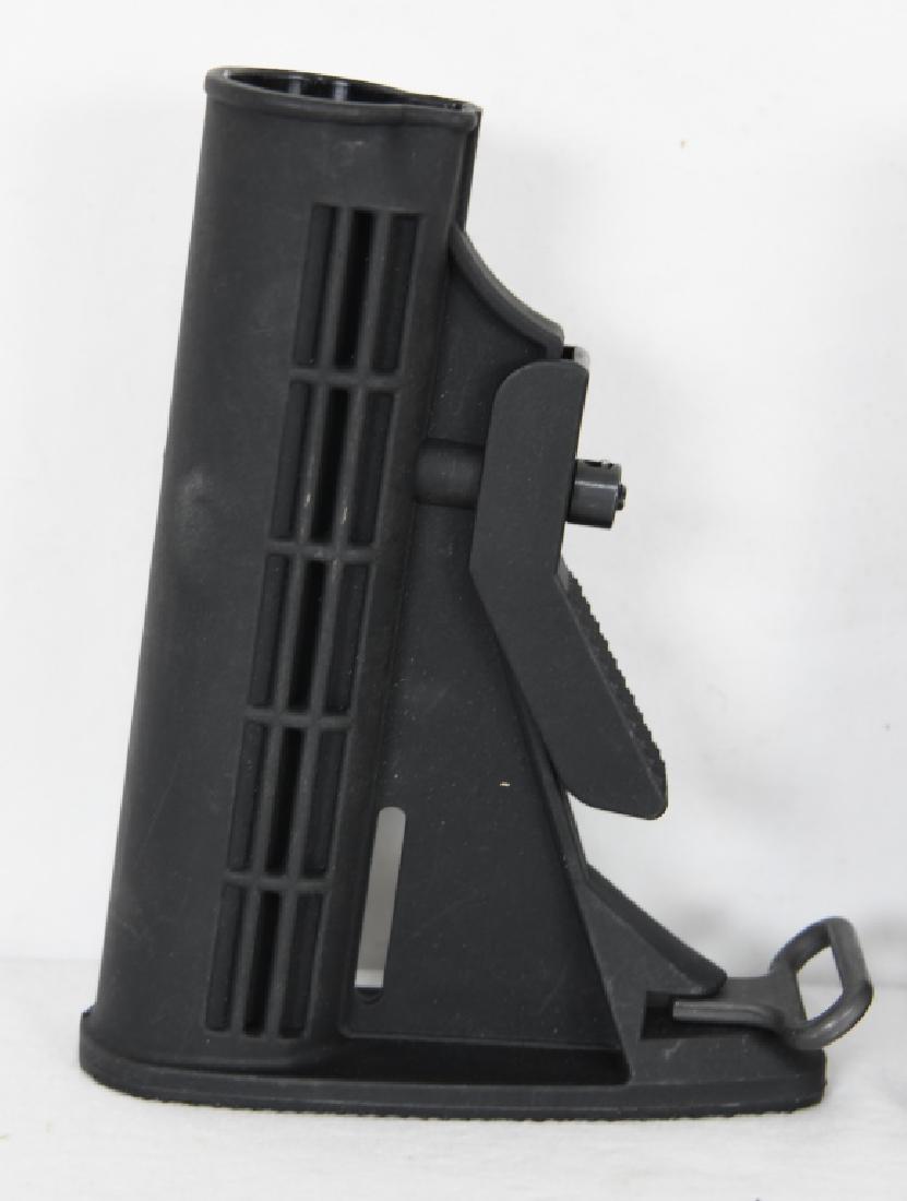 Lot of 3 Adjustible AR-15 Buttstocks: 2 are unmarked, 1 is marked Blackhawk!