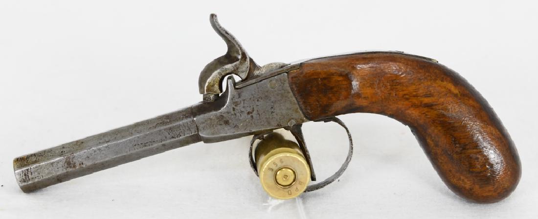 Antique Unmarked Single Shot Pistol: Another cool old gun, This one has No markings except for the underside of the barrel and the reciever have a "L" marked on both. This is antique and requires no background check.