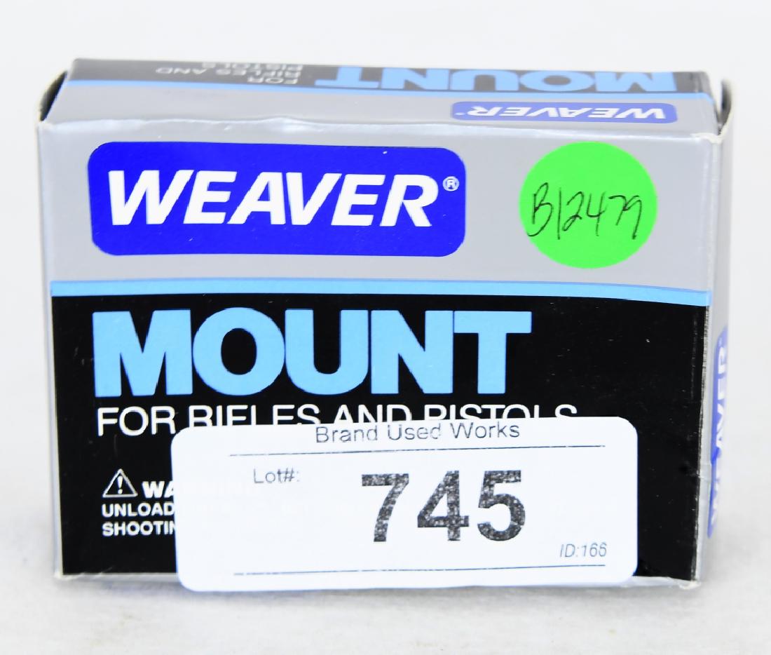 Weaver Mount For Rifles and Pistols: New in the box 1" See Thru Mount