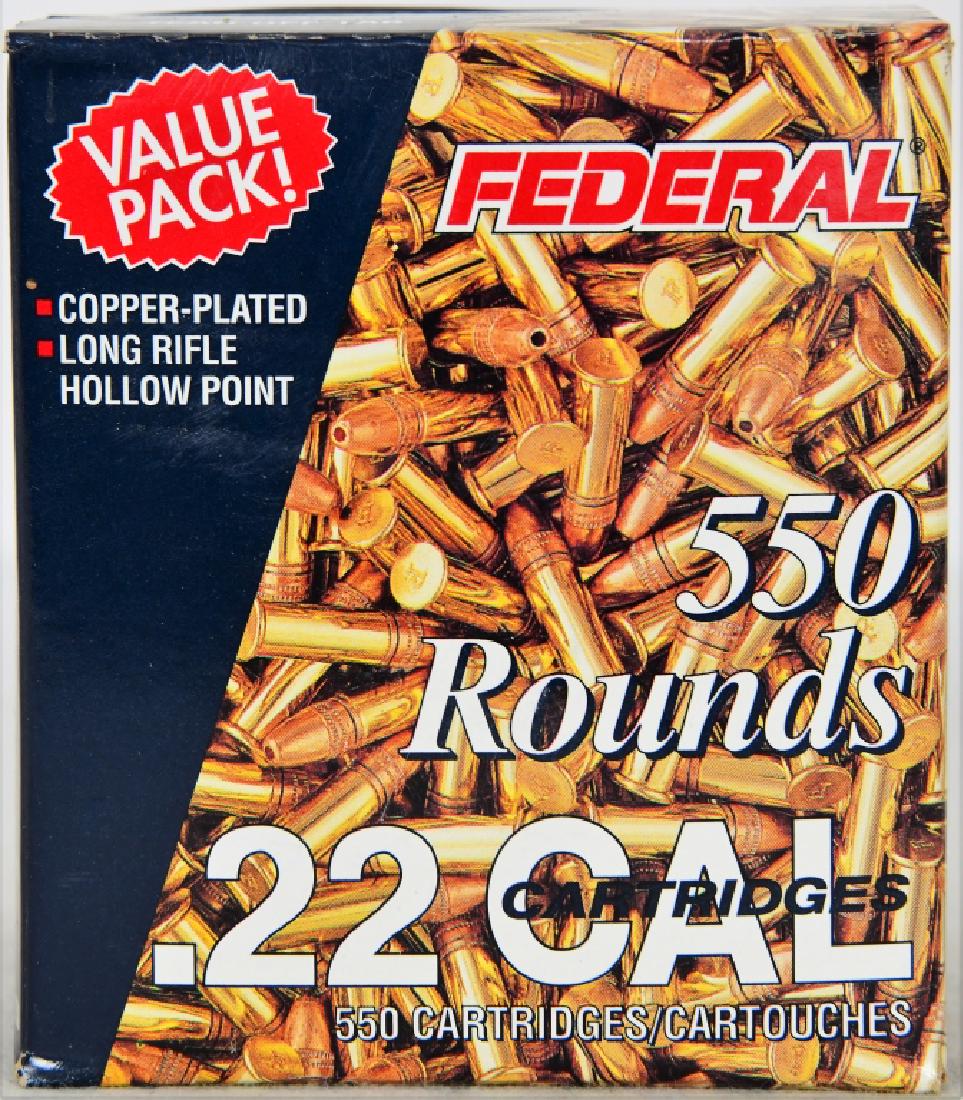 550 rounds Federal Value Pack .22 Cal LR ammo