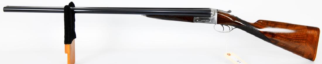 1894 Remington SXS FE TRAP Grade PRISTINE: Wow, here is an amazingly RARE Shotgun in Pristine safe queen condition! All matching numbers, 30" barrels, Solid rib, 2 bead sights, bore is perfect, bright and shiny, double triggers, scroll and lin