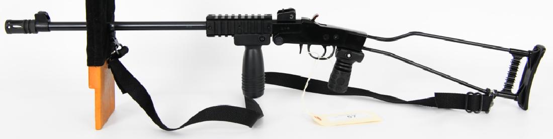 Chiappa Little Badger .22 LR Survival Rifle: Very cool fold up survival rifle, great for backpacking, squirrel hunting and all around plinking! This rifle is in excellent like new condition, comes equiped with a flash hider, front and rear grip,