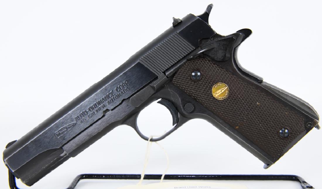 Thompson Auto-Ordinance 1911-A1 80 Series .45 ACP: Here we have an excellent, like new Thompson 1911-A1 with a West Hurley, NY address, dates this as a Pre- Kahr firearm. Auto-Ordnance Thompson Series 80 1911 .45 ACP Semi Auto Pistol 5" Barrel 7 Round