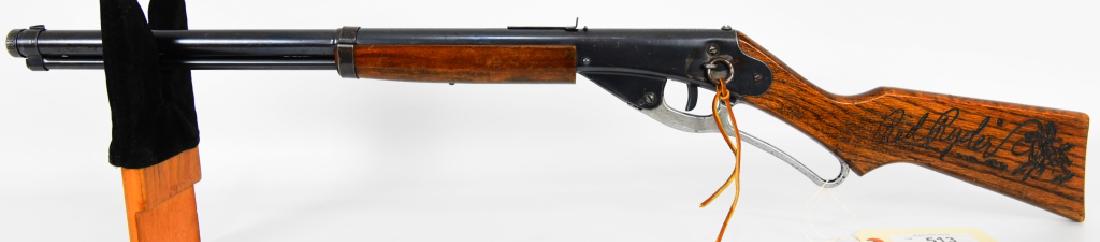 Vintage Red Ryder Carbine Model 40 No. 111: It's like Christmas story all over again! You'll shoot yer eye out! Here we have a vintage and solid Red Ryder Carbine in great pre-owned condition, saddle ring carbine, In great functioning condition