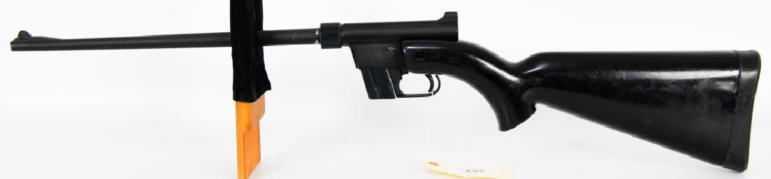 Charter Arms AR-7 Explorer Survival Rifle .22 LR: Here we have a great take down backpacking survival rifle chambered in .22 LR and the whole rifle breaks down and fits into the plastic stock. Will float on the water. More from the internet below: Th