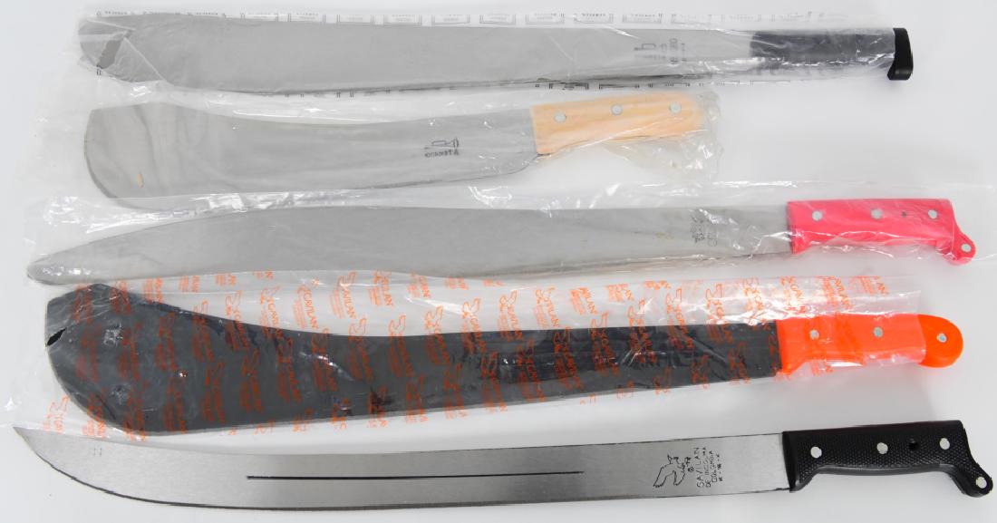 Lot of 5 Columbian Machetes - 2 German Solingen: Lot of 5 Columbian Machetes - 2 German Solingen Made.