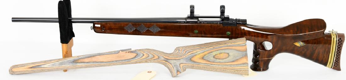 Interarms Mark X .458 Win Mag Bolt Action Rifle: Here we have a Large bore Interarms Mark X rifle chambered in .458 Win Mag, This rifle comes with the installed stock, this stock has split and needs repair, but it also comes with a brand new afterma