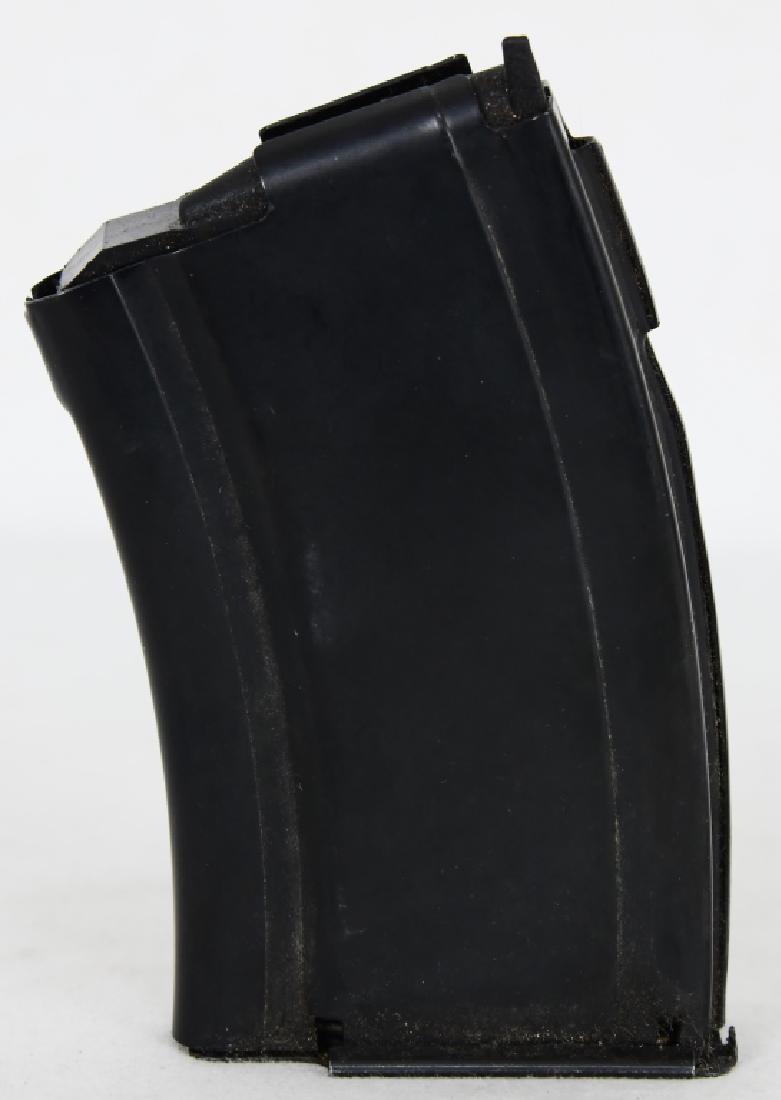 unmarked Mini Thirty 10 rd Steel magazine: This magazine comes unmarked but we are guessing it is a Mini Thirty 10 round magazine: see below, we are not 100% sure but are guessing below::: Blued steel, 10-Round, 7.62x39mm magazine for the Ruge