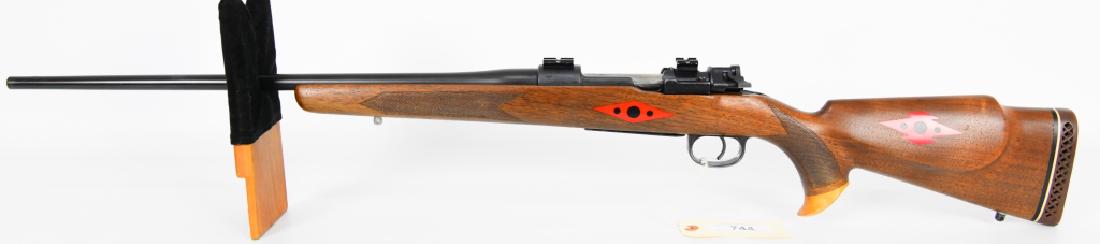 K98K Mauser Sporter in .308 W/ Stcok inlays: Up next is a nice K98k Carbine Mauser that has been sporterized nicely to make a great hunting rifle. This Mauser Jagdwaffen GmbH rifle has a 23" barrel marked .308, the reciever is marked with the Na