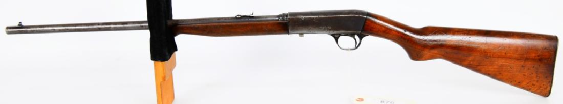 Remington Model 24 Take Down .22 Short: Up for auction is a really neat Remington Model 24 Takedown Auto Loading Rifle in .22 Short caliber. Browning semi-auto design. This rifle features a 19 inch round barrel, walnut plain pistol grip sto