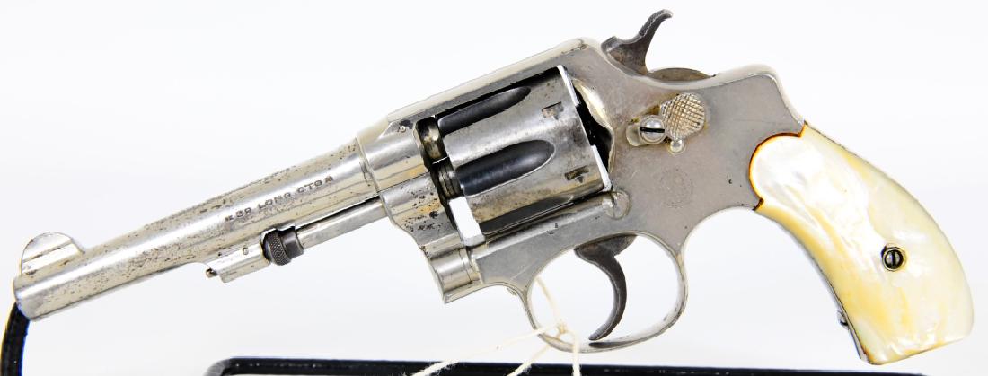 Smith & Wesson Small Frame .32 Long CTG Revolver: Up Next is an Old Smith & Wesson Chambered in .32 Long CTG, This revolver has a 4 1/4" BBL, and Pearl Grips.