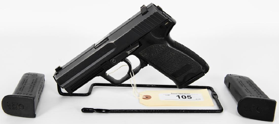 Heckler & Koch HK USP .40 S&W Pistol 3 Mags: Up for your bidding pleasure is an awesome HK USP Full size Pistol Chambered in .40 S&W. This gun is in Great pre-owned condition and comes with 3 Law Enforcement/Military Hi Cap Mags. Date code 10-94