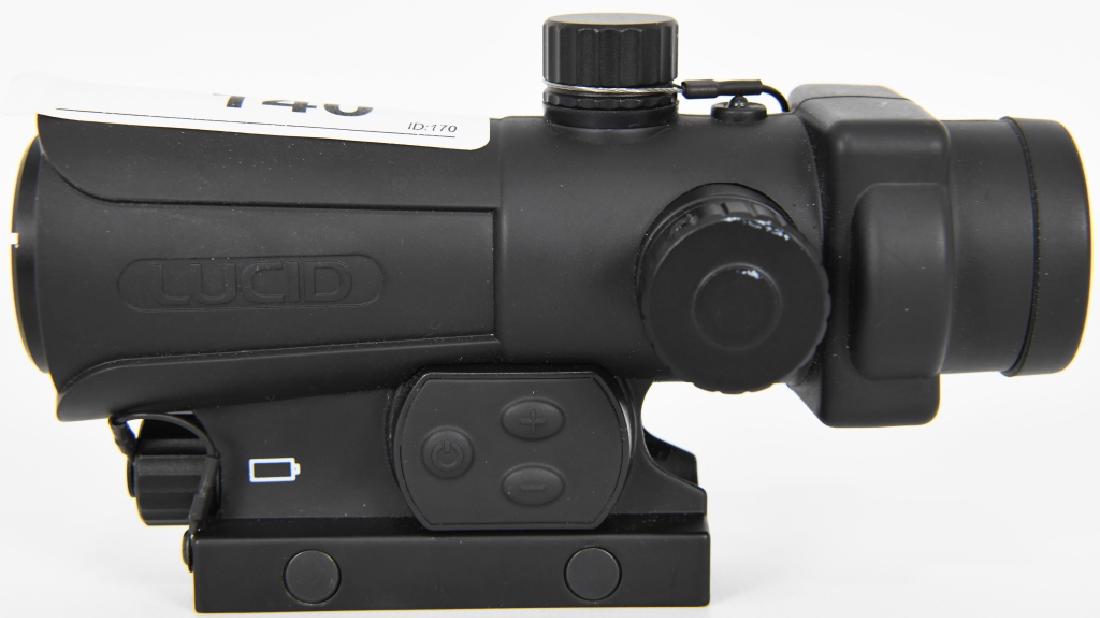 Lucid HD7 Generation III Red Dot Sight: In excellent pre-owned condition, with honeycomb cover. More from the internet below: While Lucid believes in the old adage, "If it's not broken, don't fix it," it was time to make a set of customer r