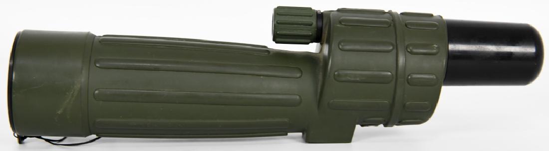 Bushnell Trophy Spotting Scope TZ 0833 50mm: Here is a real nice Vintage Bushnell Trophy Spotting Scope TZ 0833 with a 50mm objective Lens, has lens covers on both ends, has a screw cover for the adjusting portion of the lens, olive green, zoom 