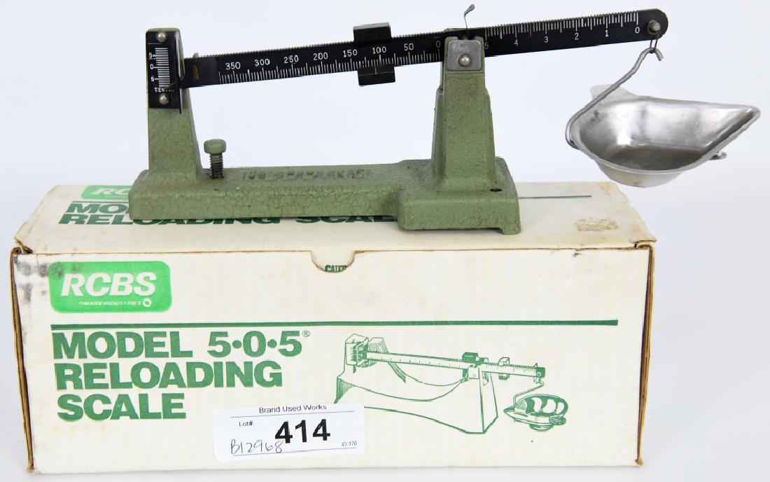 RCBS Model 5-0-5 Reloading Scale in box: RCBS Model 5-0-5 Reloading scale in the original box