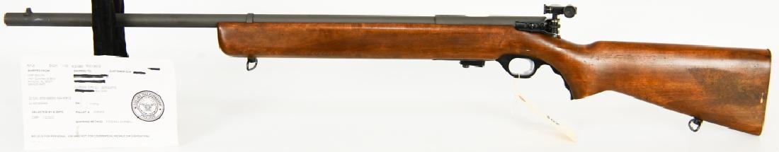 Mossberg M44 US property Training Rifle .22LR: Up for your bidding pleasure is a MOSSBERG M44 US Property Marked Training Rifle chambered in .22 LR, with nice wood stock has the number 15 marked at the top of the forend area, comes with a set of s