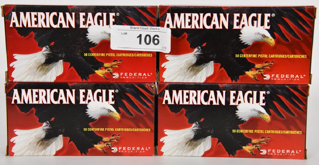 200 RDS OF AMERICAN EAGLE 40 SMITH & WESSON: 180 GR FULL METAL JACKET