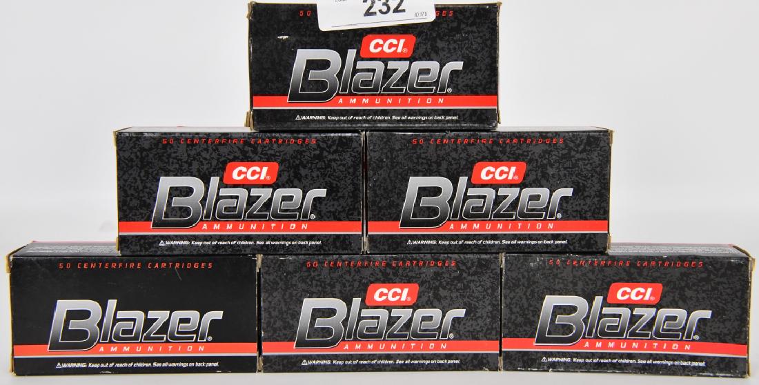 300 RDS OF CCI BLAZER 9MM LUGER: 115 GR FMJ BLAZER AMMUNTION
