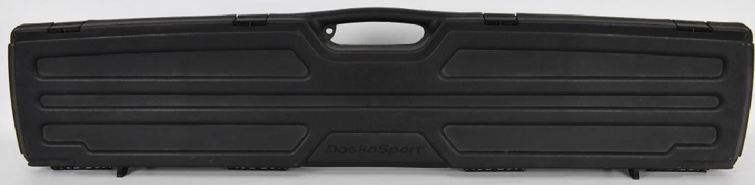 DOSKOSPORT Long Gun Hard Case Black / padded: Here is a real nice DOSKOSPORT Long Gun Hard case that measures approx 47" in length by approx 9" width, comes with four heavy duty latches and thick egg crate padding to protect that investment out i