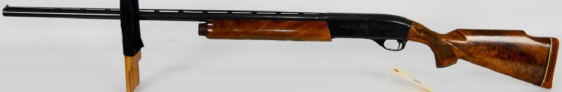 Remington Model 1100 Trap Grade 12 Ga Shotgun: Up next is a Very nice Remington Model 1100 Trap Shotgun Chambered in 12 Gauge 2 3/4" Shells. 30" Barrel, vent rib with front and mid bead sight. Beautiful wood and overall in excellent pre-owned cond