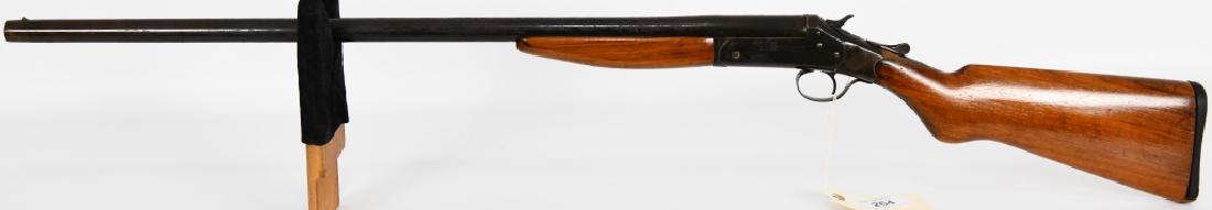 J. Stevens Single Shot 12 Gauge Shotgun: Now we have a J. Stevens Single Shot 12 Gauge Shotgun in Poor aesthetic condition. It locks up tight, I would think it is solid and fireable. Needs a good cleaning. Appears to have been coated in laqu
