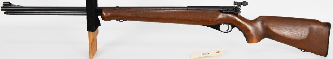 Mossberg Model 146B Tube Fed Trainer .22 LR: Next in the auction is a Mossberg Model 146B Tube Fed Trainer rifle Chambered in .22 S or LR, it has a hooded front sight and a Microclick S-100 Rear peepsight. Overall in great condition for it's age
