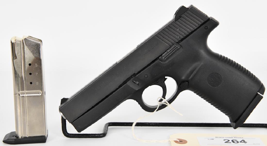 Smith & Wesson Model SW9F Semi Auto 9MM Pistol: Up next is a Smith & Wesson Model SW9F Semi Auto Pistol Chambered in 9MM. It comes with 2 original factory magazines. Overall in excellent pre-owned condition. More from the internet below: ntroduced 