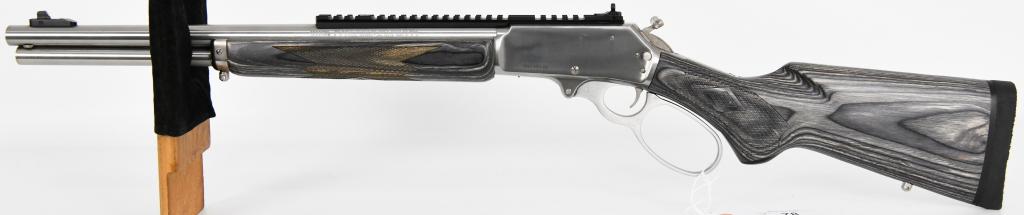Marlin 1895SBL Lever-Action Rifle .45-70 Big Loop: Up Next is n Excellent Condition Marlin Model 1895 SBL Lever-Action Rifle with the Large Loop Chambered in a monstrous .45-70 Caliber. Equiped with a hammer extension and fitted with a long rail as we