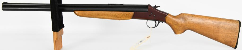 Savage Model 24 S-E Combo Gun .22 Magnum 20 Gauge: Up next we have a Combo Gun, This Savage Model 24 S-E is chambered in .22 WMR over 20 Gauge. It has some wood absent on the front under stock but does not affect the functionabillity.