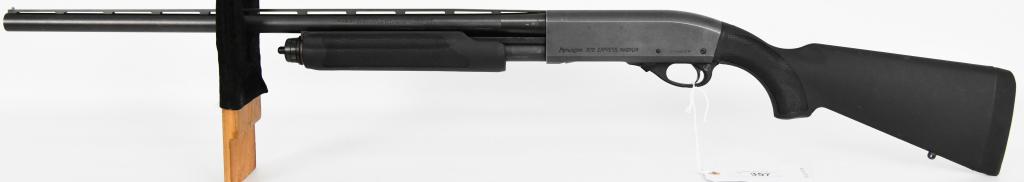 Remington 870 Express Magnum 12 Ga Shotgun: Up Next we have a nice pre-owned Remington 870 Express Magnum Shotgun Chambered in12 Gauge, Accepts 2 3/4" & 3" Shells, 25 1/2" Vent rib barrel, front bead sight, Black Synthetic Stock, thick rubber b