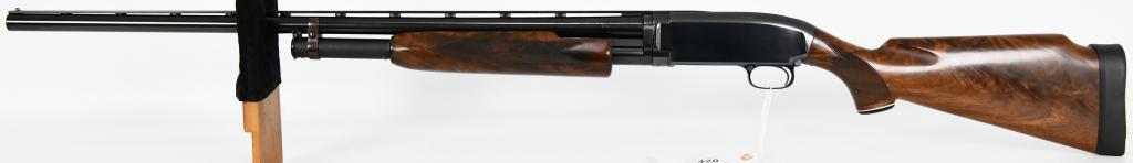 Winchester Model 12 Deluxe Shotgun 12 Gauge: Up Next we have a Beautiful WInchester Model 12 with a high grade wood, Excellent checkering, and Overall this gun is Pristine. Serial # 1955203 Which dates it to 1962. Bore is Bright and shiny, 30" B