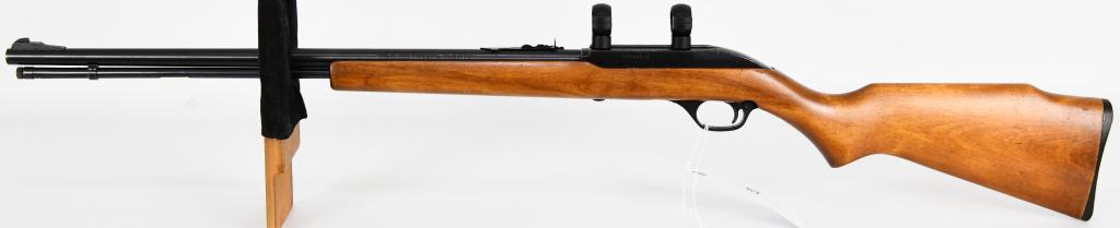 Marlin Model 60 Micro Groove .22 Semi Auto Rifle: Up next is a pre-owned Marlin Model 60 Micro Groove Semi Auto Rifle Chambered in .22 LR This is a tube fed rifle and is topped with base & rings, Optics ready/ Serial # 11204520