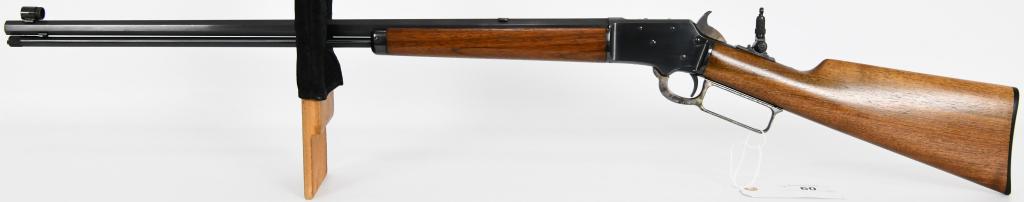 Marlin Model 1892 Pristine Restoration .22 LR: Up Next we have a Marlin Model 1892 Lever Action Rifle Chambered in .22 LR, With flip up Marble Peep Sight, Lyman Hooded Front Sight, 24" Octagon Barrel, Serial #391277. I'm Going to say this Rifle we