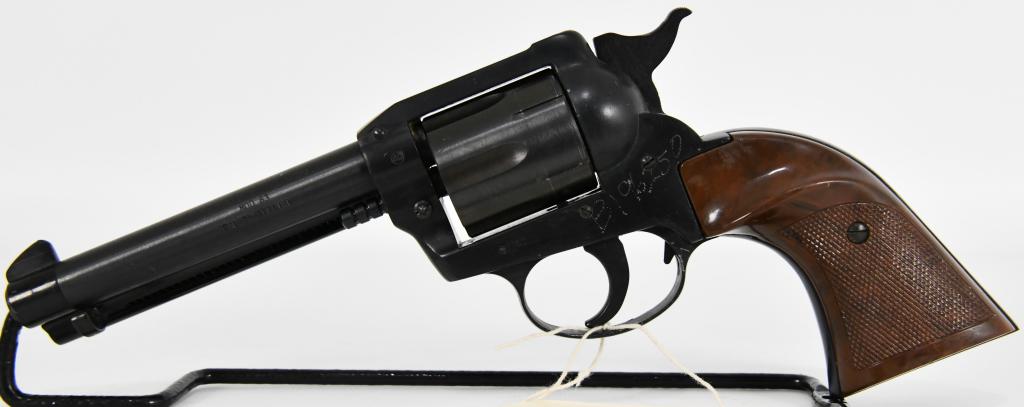 Rohm GMBH Sonthe IM/BRZ Model 63 .38 Special: Up Next is a Rohm GMBH Sonthe IM/BRZ Model 63 Revolver Chambered in .38 Special, Made in Germany, Imported by Spesco Corp. 5" Barrel, Target Pistol Grips, In Good Pre-owned Condition, Receiver enscrib