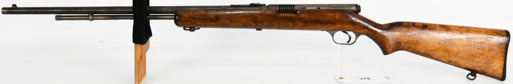 Savage Model 87A Tube Fed .22 LR Rifle: Up Next is a Savage Model 87A Tube Fed .22 LR Rifle, This Rifle is in Rough Condition, and needs a little TLC. Complete, Outer finish is Pitted.