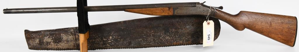 Iver Johnson Arms & Cycle Works Champion 12 Ga: Up Next is a Iver Johnson Arms & Cycle Works Champion Single Shot Shotgun Chambered in 12 Gauge, This Shotgun is in Pretty Rough Condition, No Trigger Guard, Split Stock, Unsafe to shoot. Make a great