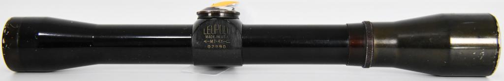 Leupold M7-4X Riflescope #02990 Cross Hair Reticle: Vintage Leupold M7 4X Riflescope, Cross Hair reticle in nice pre owned condition, shows some minor wear and use marks on the exterior (refer to pictures) cross hairs look great, as you know you can ne