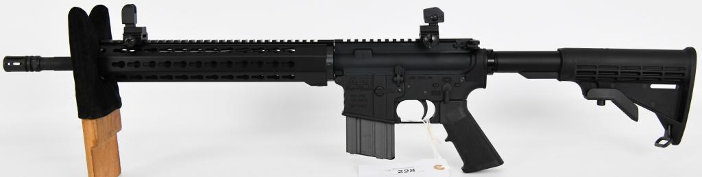 AR Fifteen AR-15 Semi Auto Multi Cal 5.56 NATO: Up Next is a Brand New AR Fifteen Model AR-15 Semi Auto Multi Cal 5.56 NATO 1:7 Twist. This is a Flat Top AR with a Keyhole Rail, Equiped with flip-up Front & Rear Sights, Bird-cage style Flash Hider,