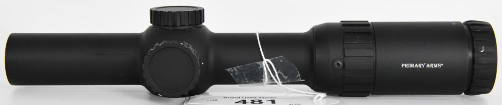 Primary Arms 1-6x24mm Riflescope with 5.56/5.45/.: Primary Arms 1-6x24mm Riflescope with 5.56/5.45/.308 Reticle The Primary Arms SFP 1-6x24mm Riflescope utilizes a unique illuminated reticle design that is ideal for fast, accurate ranging and moving t